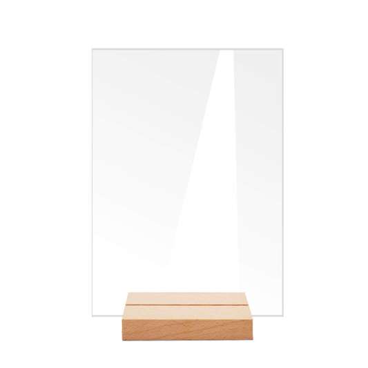PREORDER - Blank Acrylic Rectangle & Stand